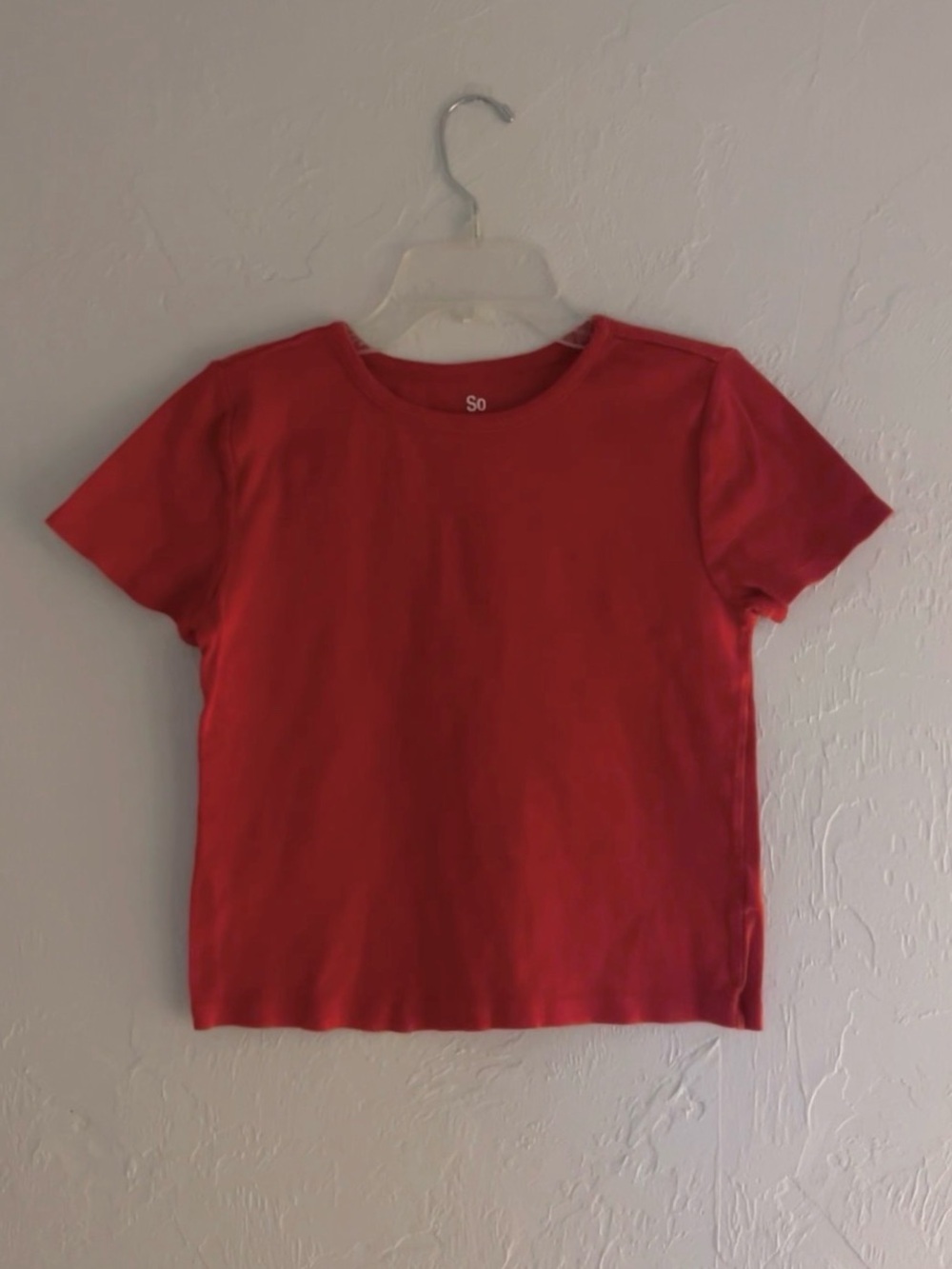 SO Classic Red Short-Sleeve Baby Tee